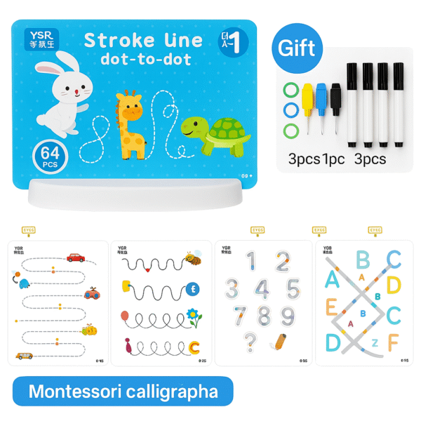 Cuaderno Montessori de Caligrafia