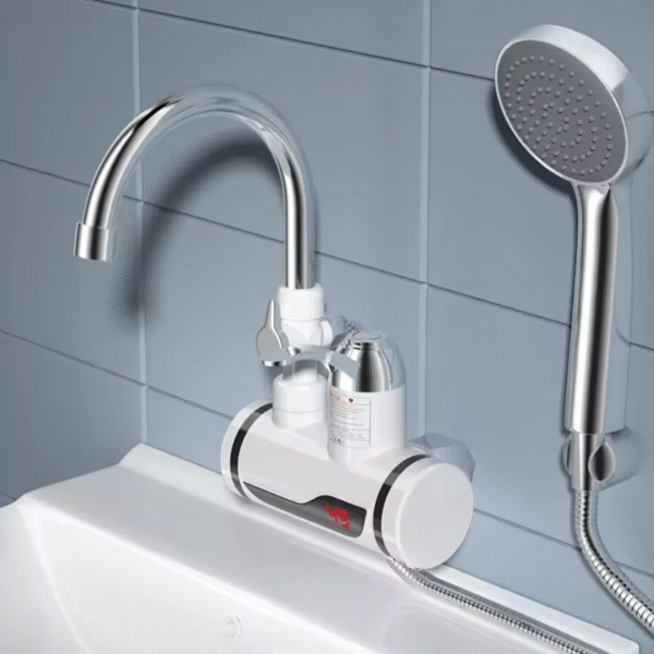 Grifo Lavaplatos Eléctrico con Agua Caliente