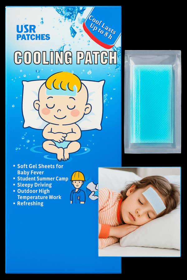 Parches Gel Frío para Fiebre Bebé 20 PCS